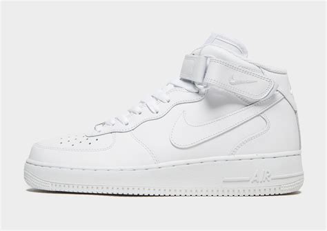 nike air force 1 mid wit heren